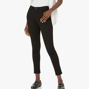 - Democracy "Ab" solutions  black high rise ankle straight leg jeans